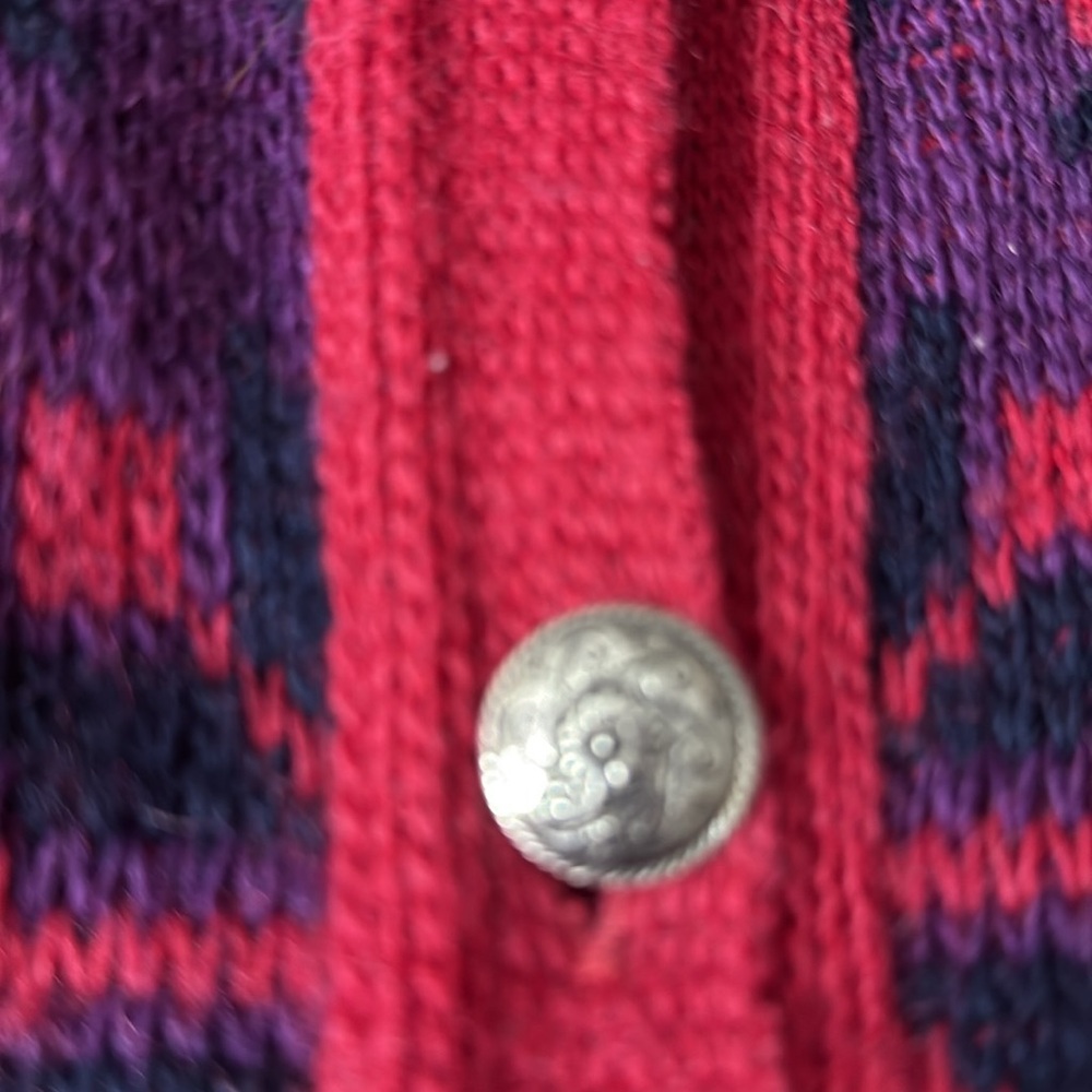 Vintage Alafoss of Iceland Vintage Pink Fair Isle Sweater 80’ Knit - Picture 4 of 8